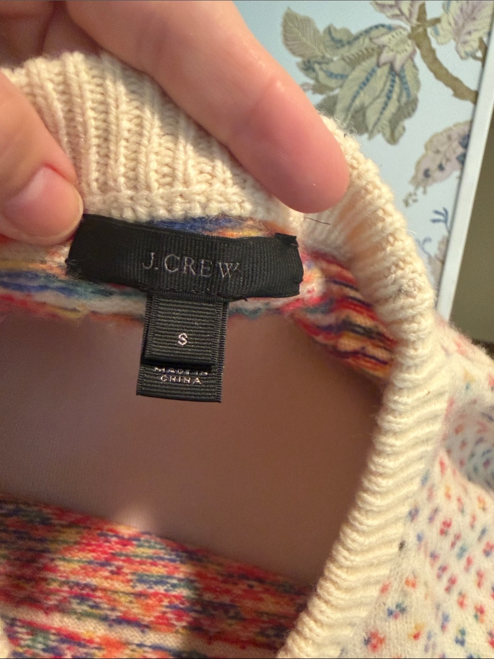 J. Crew Cream Fair Isle Knit Wool Sweater - Picture 5 of 7